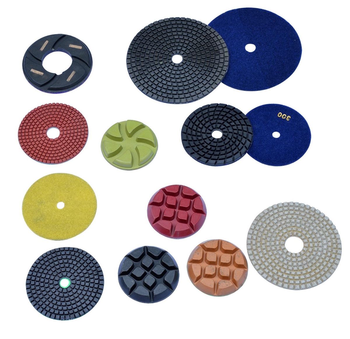 Durable Concrete / Cement Special Diamond Grinding Polishing Pads / Discs